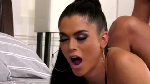 TransAngels: Latina Domino Presley is so brown hair couple