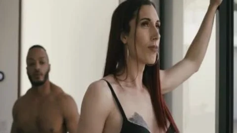 guy likes The Way When Her shemale GF Melanie Brooks Rides His 10-Pounder
