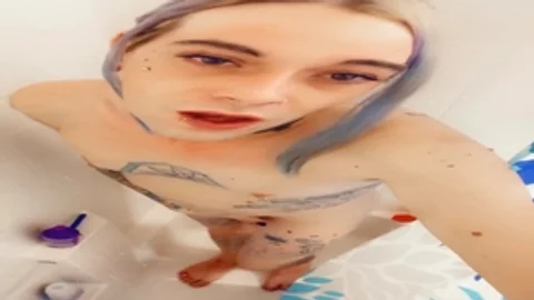 marvelous angel naked Taking A Shower