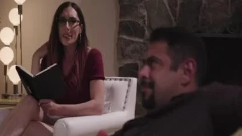 excited TS Melanie Brooks Let man Enjoys engulfing Her Hard Shecock